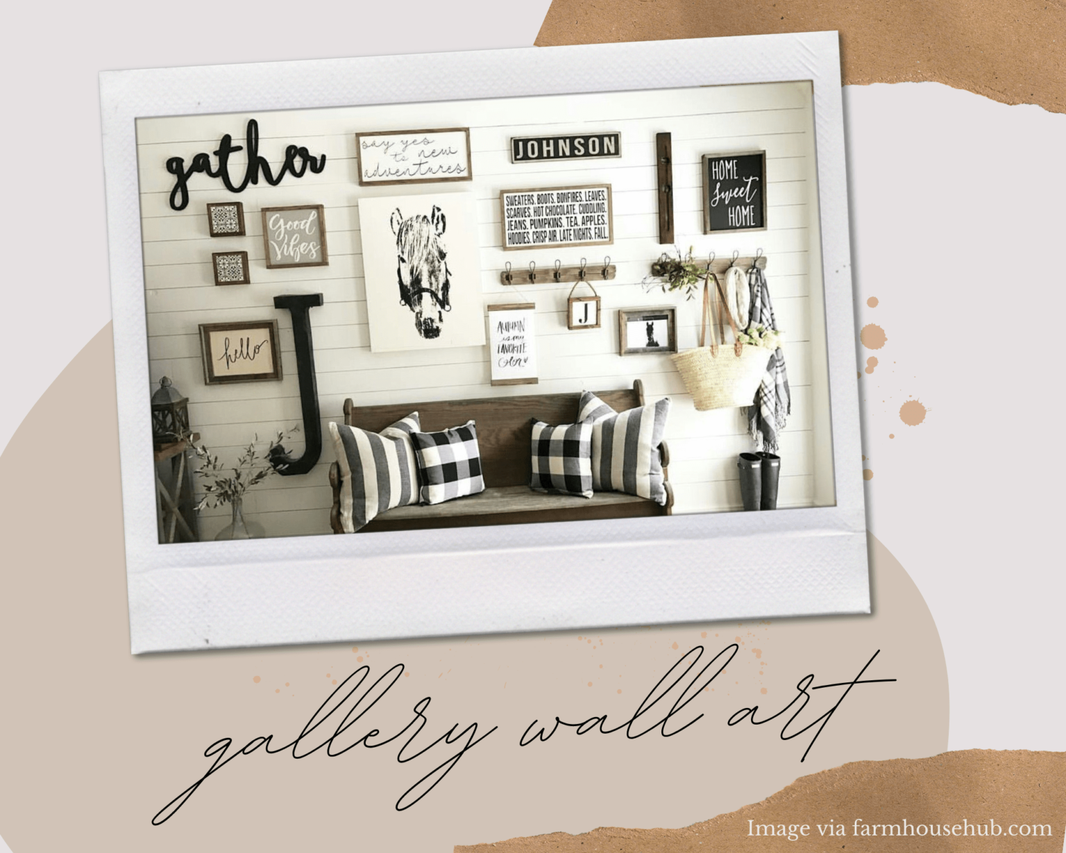 6 Steps For The Best Farmhouse Gallery Wall Art Hayooo Store