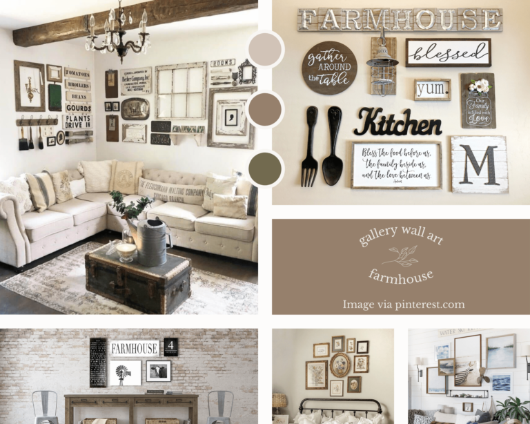 6 Steps For The Best Farmhouse Gallery Wall Art Hayooo Store