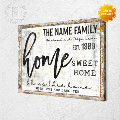 Custom Family Name Sign