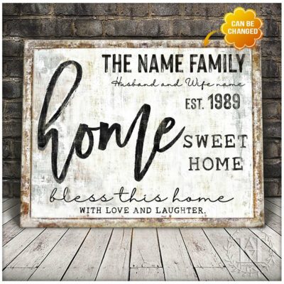 Custom Family Name Sign