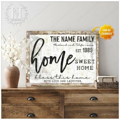 Custom Family Name Sign