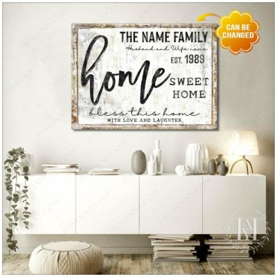 Custom Family Name Sign