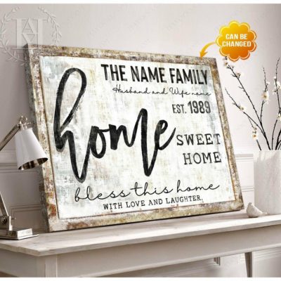Custom Family Name Sign
