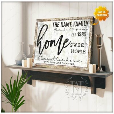 Custom Family Name Sign