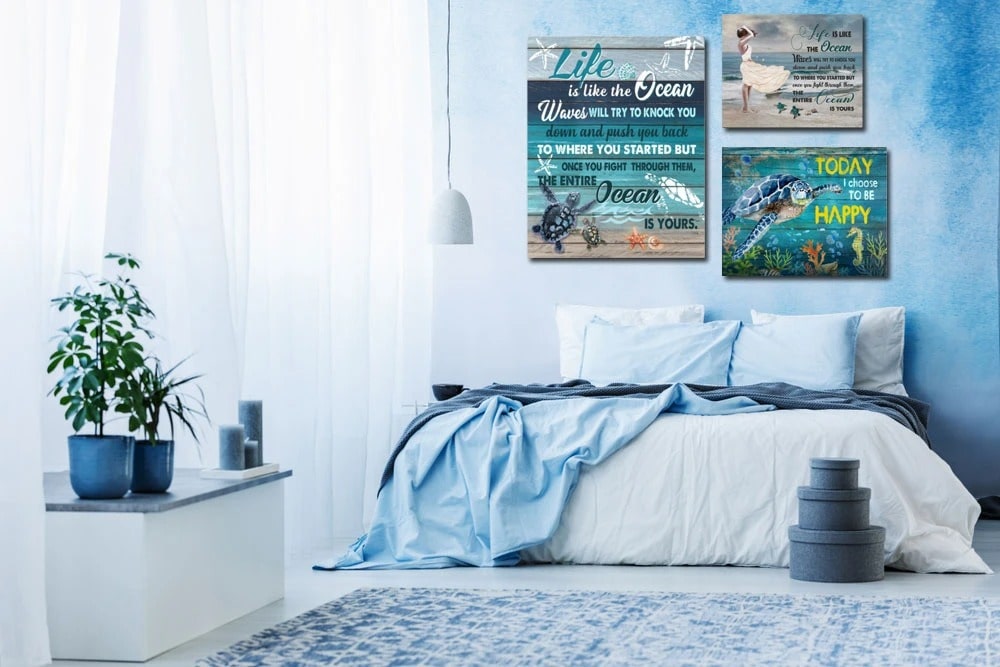 Coastal Color Scheme For Home Decoration