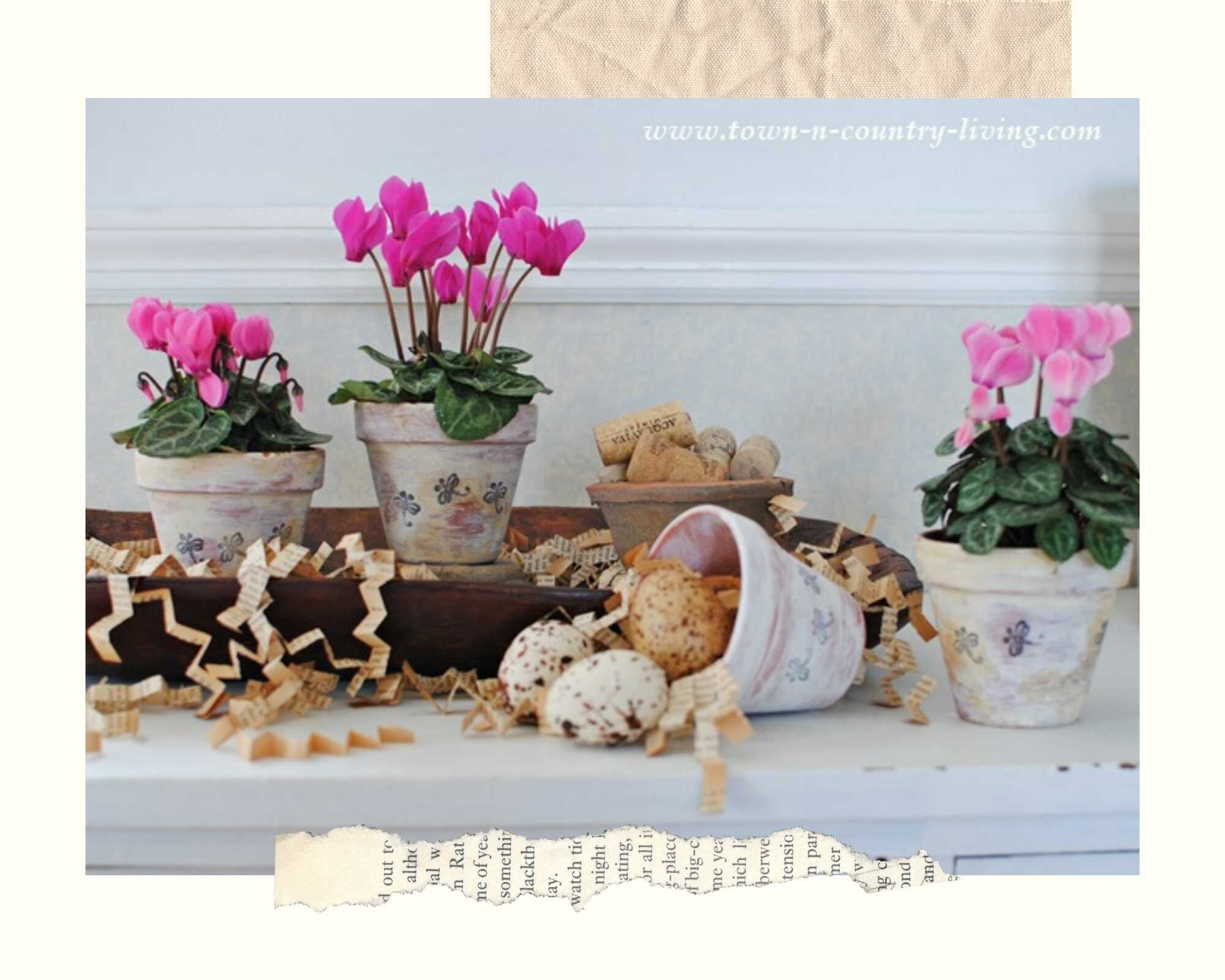 Blog, Farmhouse Decor farmhouse spring decorating idea