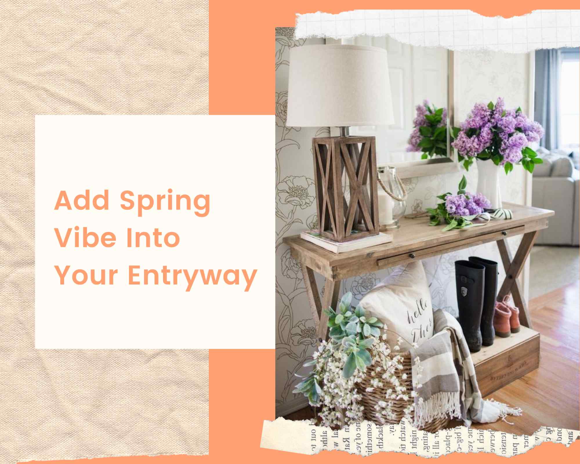 Blog, Farmhouse Decor farmhouse spring decorating idea