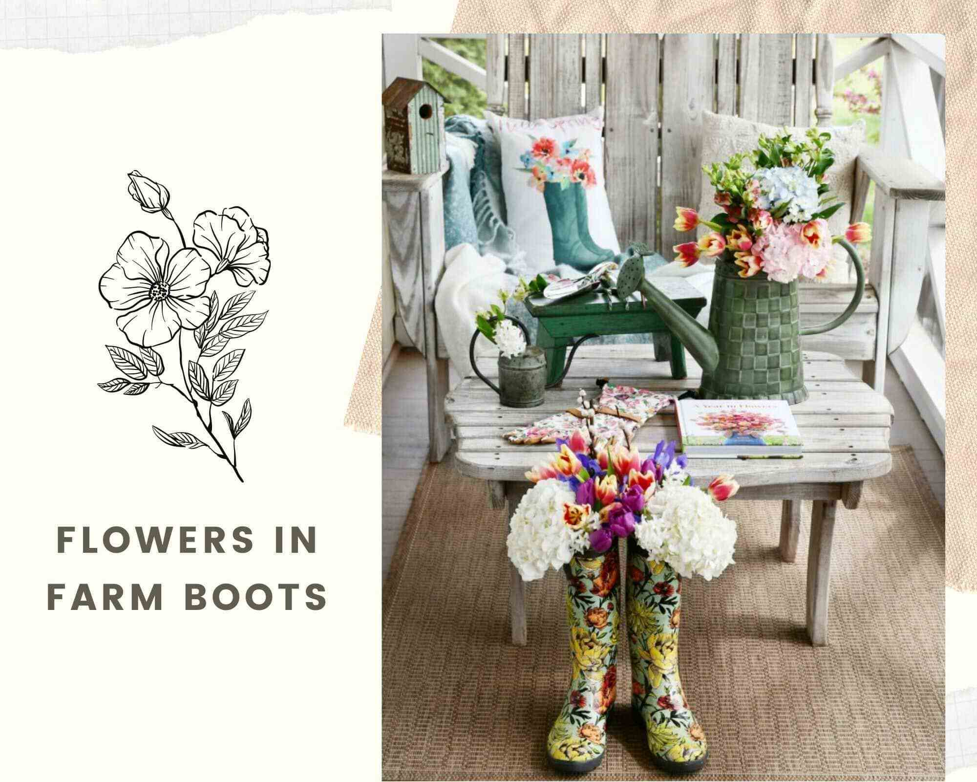 Blog, Farmhouse Decor farmhouse spring decorating idea