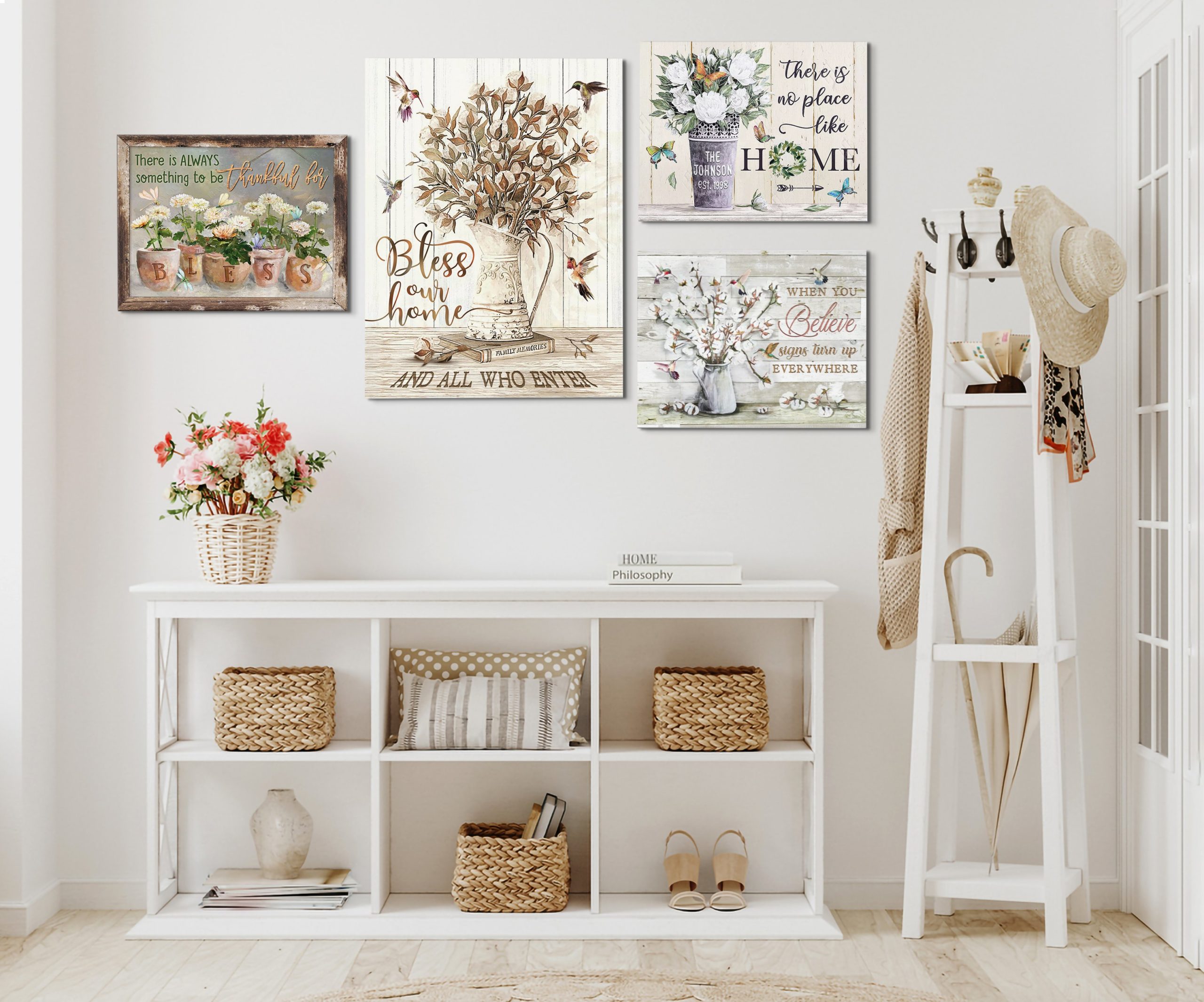 floral wall art