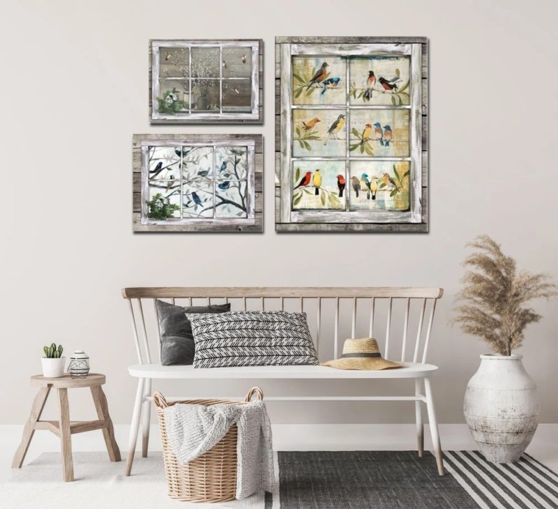 Brighten Your Room With Faux Window Scene Wall Art Hayooo Store