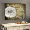 Hayooo Beautiful Dandelion And Butterflies Mustard Olive Color Rustic Wood Canvas Every Day Is A New Beginning Wall Art For Farmhouse Decor