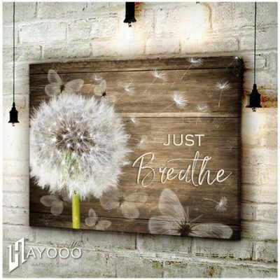 Just Breathe Wall Art