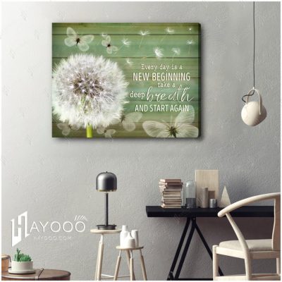 Every Day Is A New Beginning Wall Art Decor