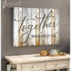 Hayooo Together We Have It All Family Canvas Wall Art Decor