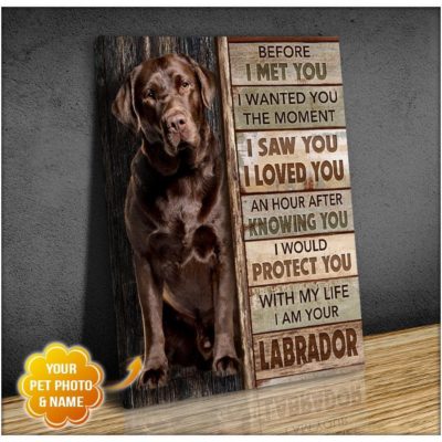 Personalized Pet Photo Canvas