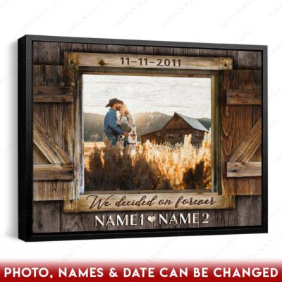 personalized couple wall art