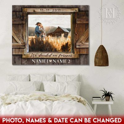 personalized couple wall art