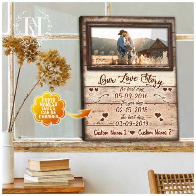 wedding anniversary wall art