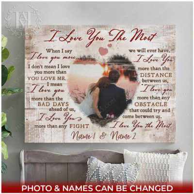 romantic couple canvas art