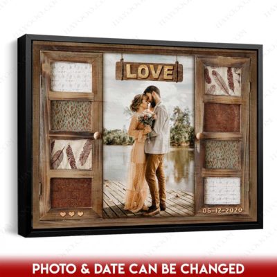 romantic quote canvas