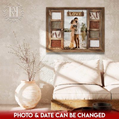 romantic quote canvas