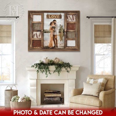 romantic quote canvas