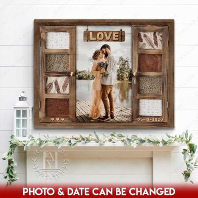 romantic quote canvas