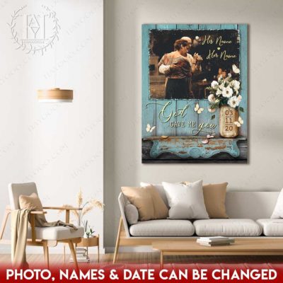 god gave me you wall art