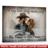 Hayooo Canvas Gorgeous Personalized Wedding Anniversary Gift Custom Photo And Names And Date A True Love Story