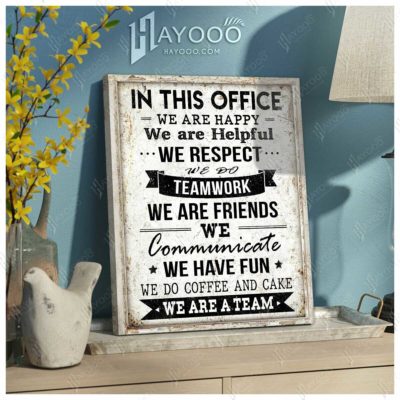 In This Office We Are Happy