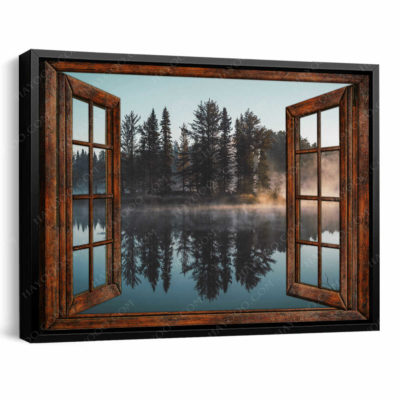 faux window canvas