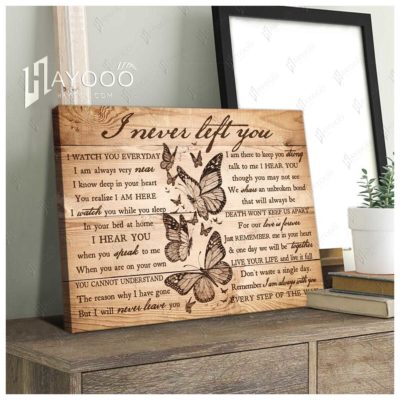 I never left you canvas