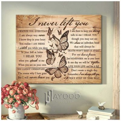 I never left you canvas