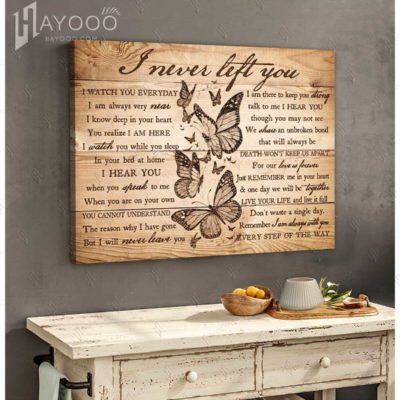 I never left you canvas