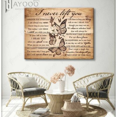 I never left you canvas