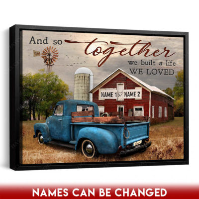 vintage pickup truck art