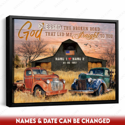 personalized couple canvas
