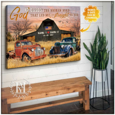 personalized couple canvas