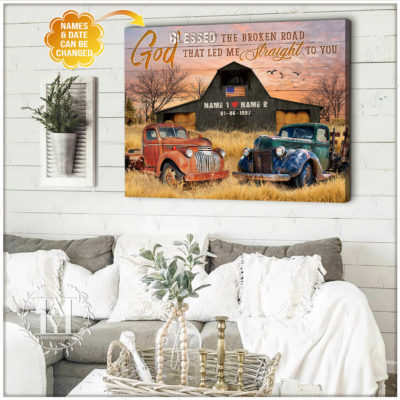 personalized couple canvas