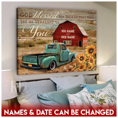 personalized canvas for couples