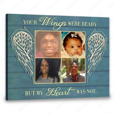 Hayooo Canvas Custom Photo Your Wings Were Ready