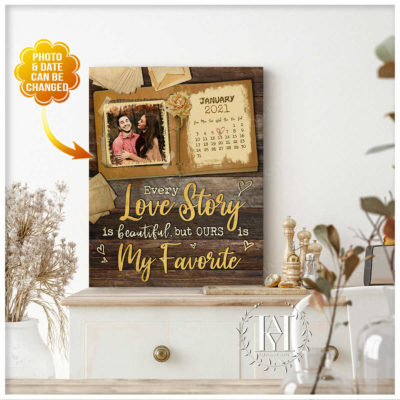 custom couple art print