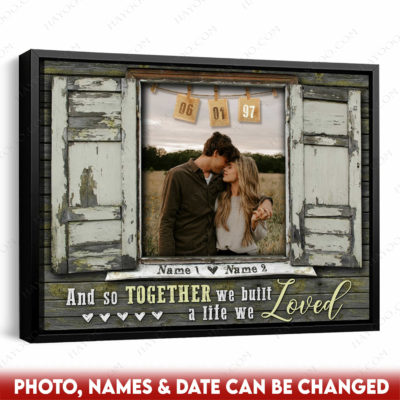 custom canvas couple