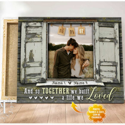 custom canvas couple