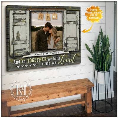 custom canvas couple