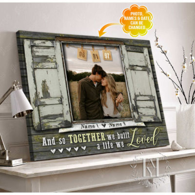 custom canvas couple