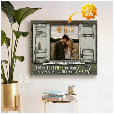 custom canvas couple
