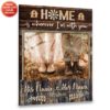home is wherever i'm with you canvas