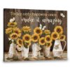 Hayooo Canvas Beautiful Sunflowers And Butterflies In Mason Jars Today Only Happens Once Make It Amazing Wall Art For Farmhouse Decor