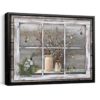 Hayooo Faux Window Canvas Vintage Willows And Hummingbirds Wall Art For Farmhouse Decor